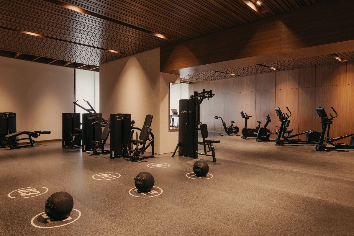 The gym at Shang Residences at Wack Wack