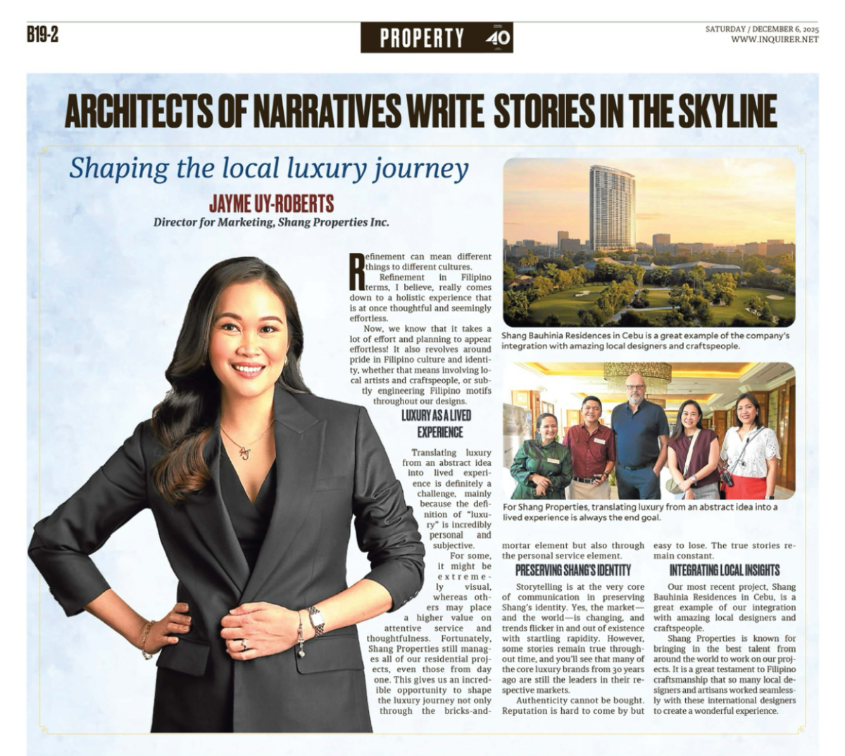 Architects of narratives write stories in the skyline on PDI