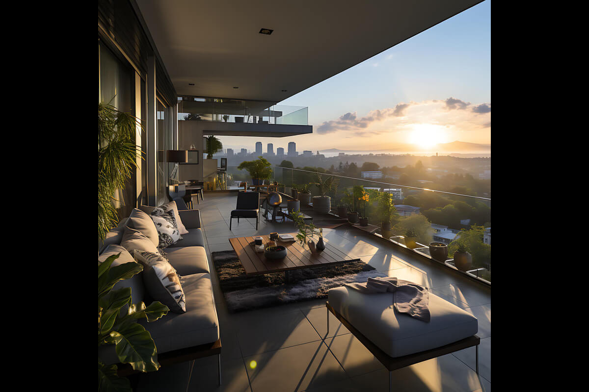 Luxury building with a stunning unit view showcasing modern architecture and premium urban living experience.