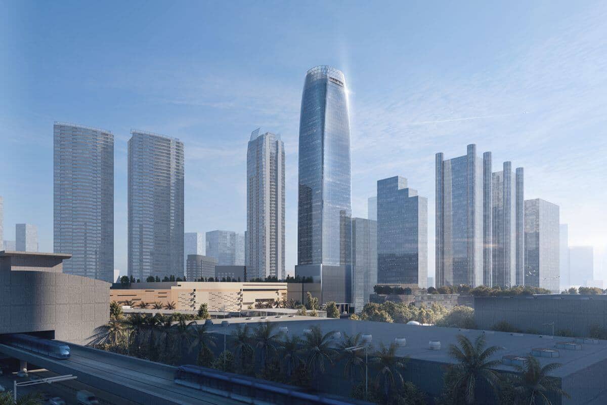 Modern Shang Properties high-rise developments within an urban skyline, highlighting professionally maintained luxury residential communities