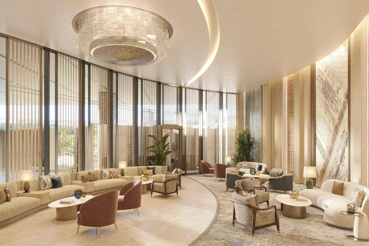 Elegant luxury residential lounge with refined furnishings, natural light, and timeless interiors designed to maintain lasting appeal